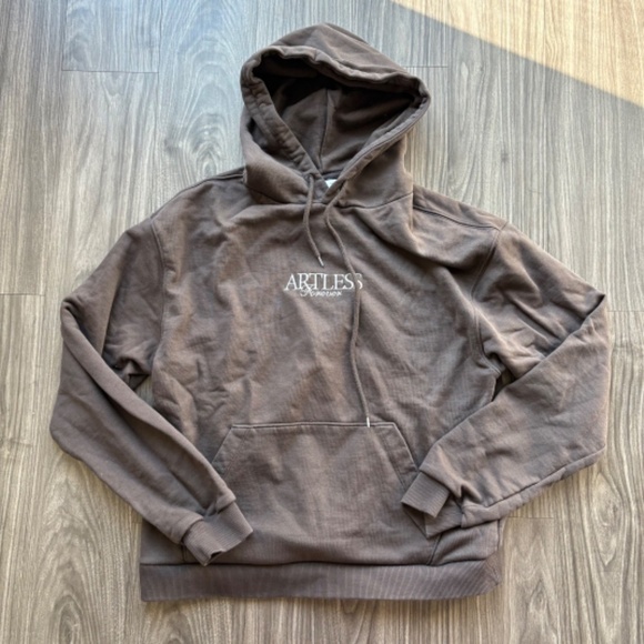 Artless Forever Unisex SWEATSHIRT - CHOCOLATE BROWN Organic Cotton - Picture 9 of 9